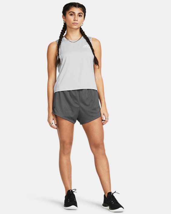 Women's UA Tech™ Mesh 3" Shorts in Gray image number 2